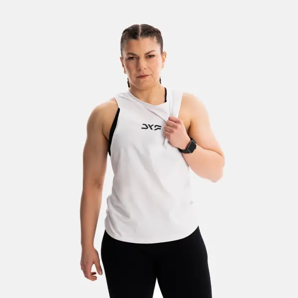 Zdjęcie katalogowe tank topy damskie biały