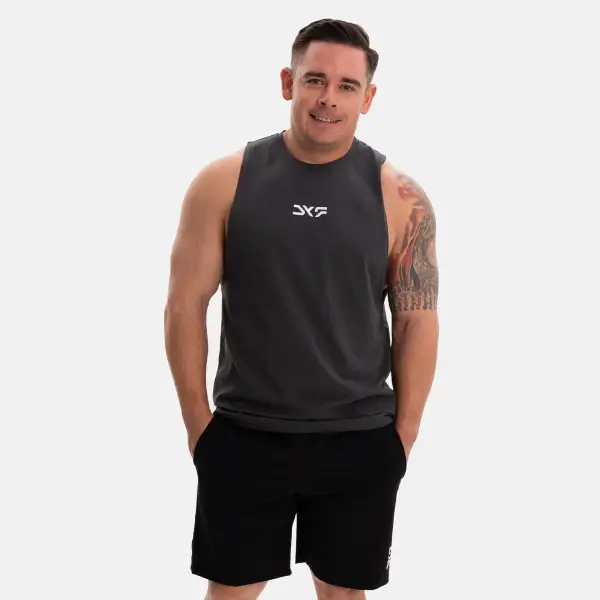 Zdjęcie katalogowe tank topy męskie szary